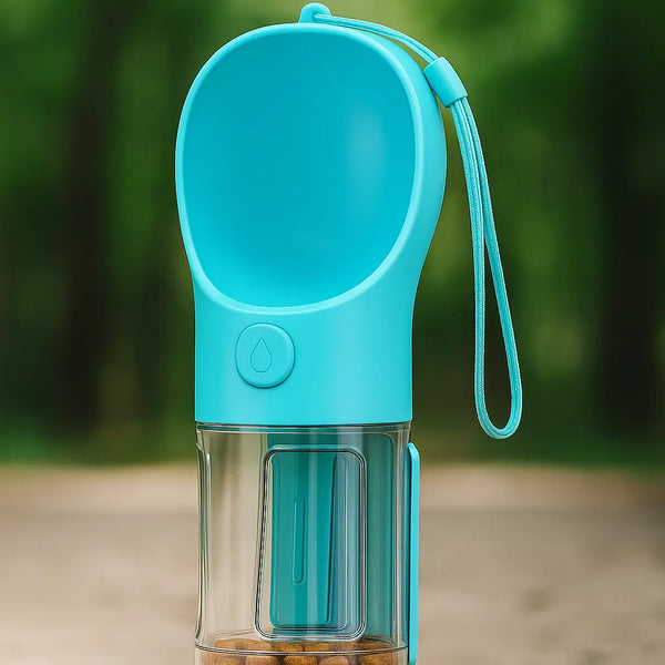 TailTrail Hydration Buddy - 3-in-1 Portable Dog Water Bottle Fur Clover