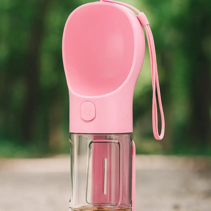 TailTrail Hydration Buddy - 3-in-1 Portable Dog Water Bottle Fur Clover